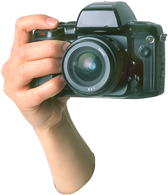 cut-off arm with camera